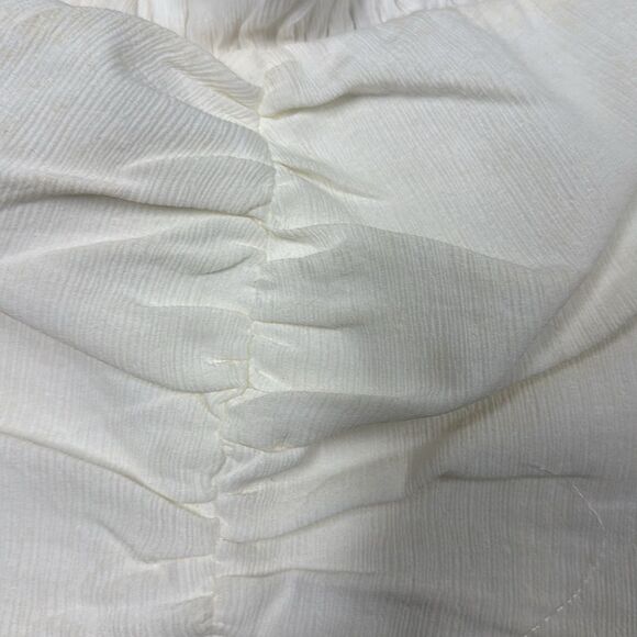 White Ruffled Crop Top from Keepsake - Size Medium - Like New - White Crop - Picture 2 of 4